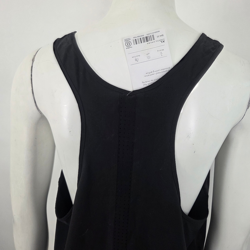 Athleta Nova Athletic Racerback Tank Top NEW Womens XL Black Workout Gym Shirt - Picture 7 of 13